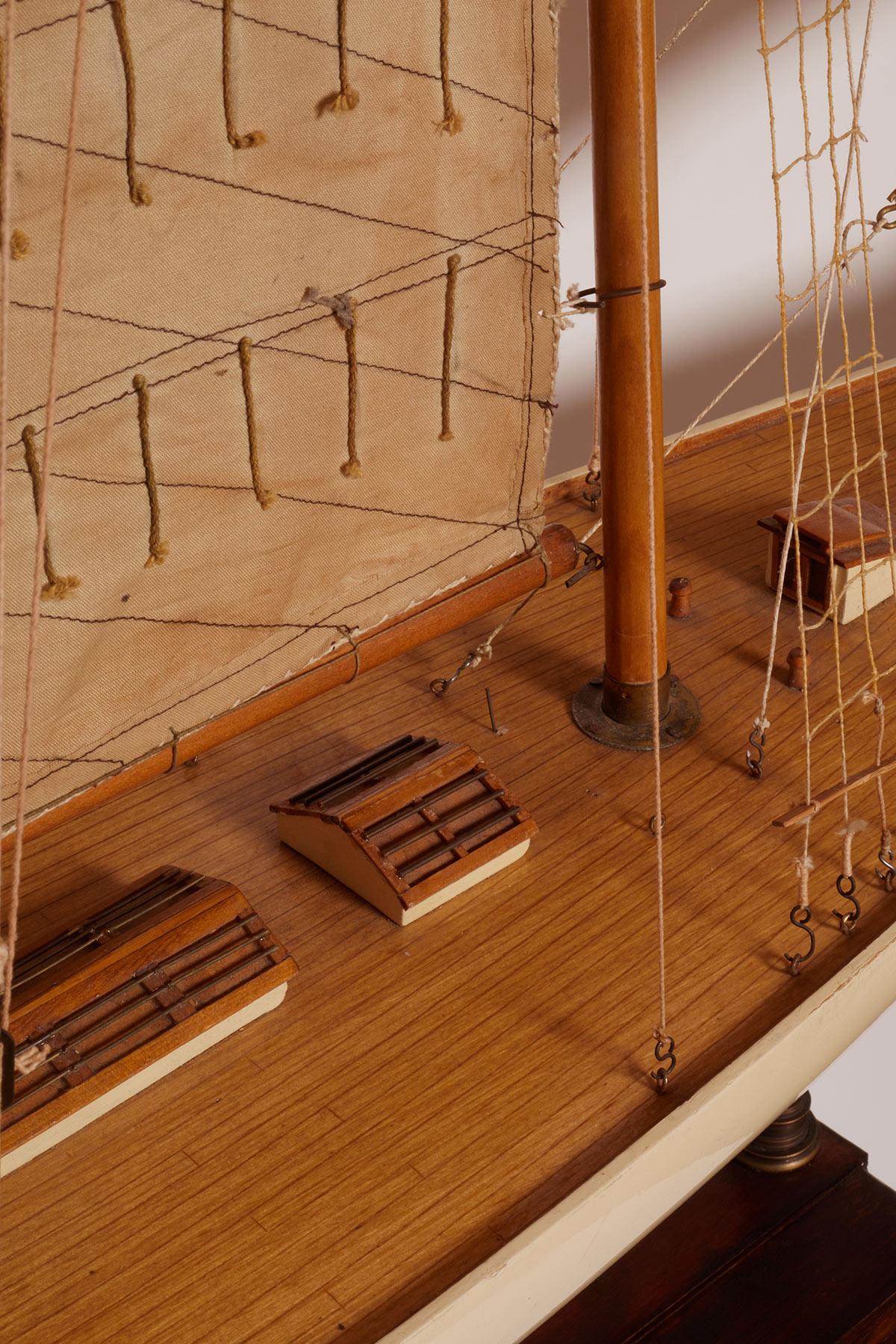 A rare model of a sailing boat, Belgium 1940. For Sale 1