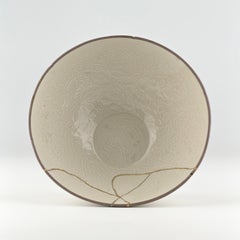 A Rare Moulded Dingyao 'Cranes And Fishes' Bowl, Northern Song - Jin Dynasty