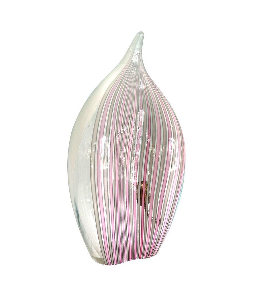 Rare lampe en verre de Murano en forme de goutte d'eau de Lino Tagliapietra pour La Murrina en vente 4