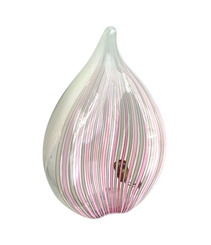 Rare Murano Glass Tear Drop Shaped Lamp by Lino Tagliapietra for La Murrina For Sale 7