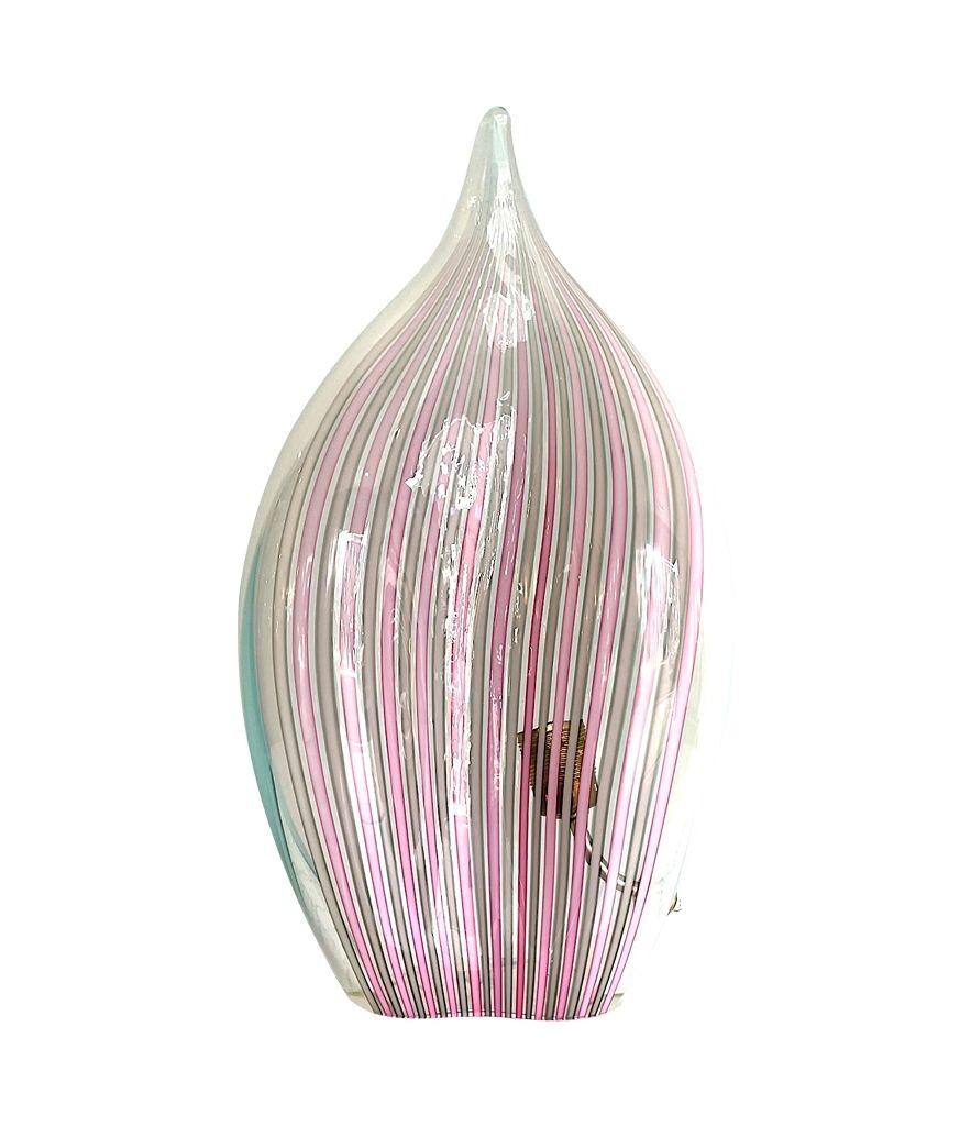 Mid-Century Modern Rare Murano Glass Tear Drop Shaped Lamp by Lino Tagliapietra for La Murrina For Sale