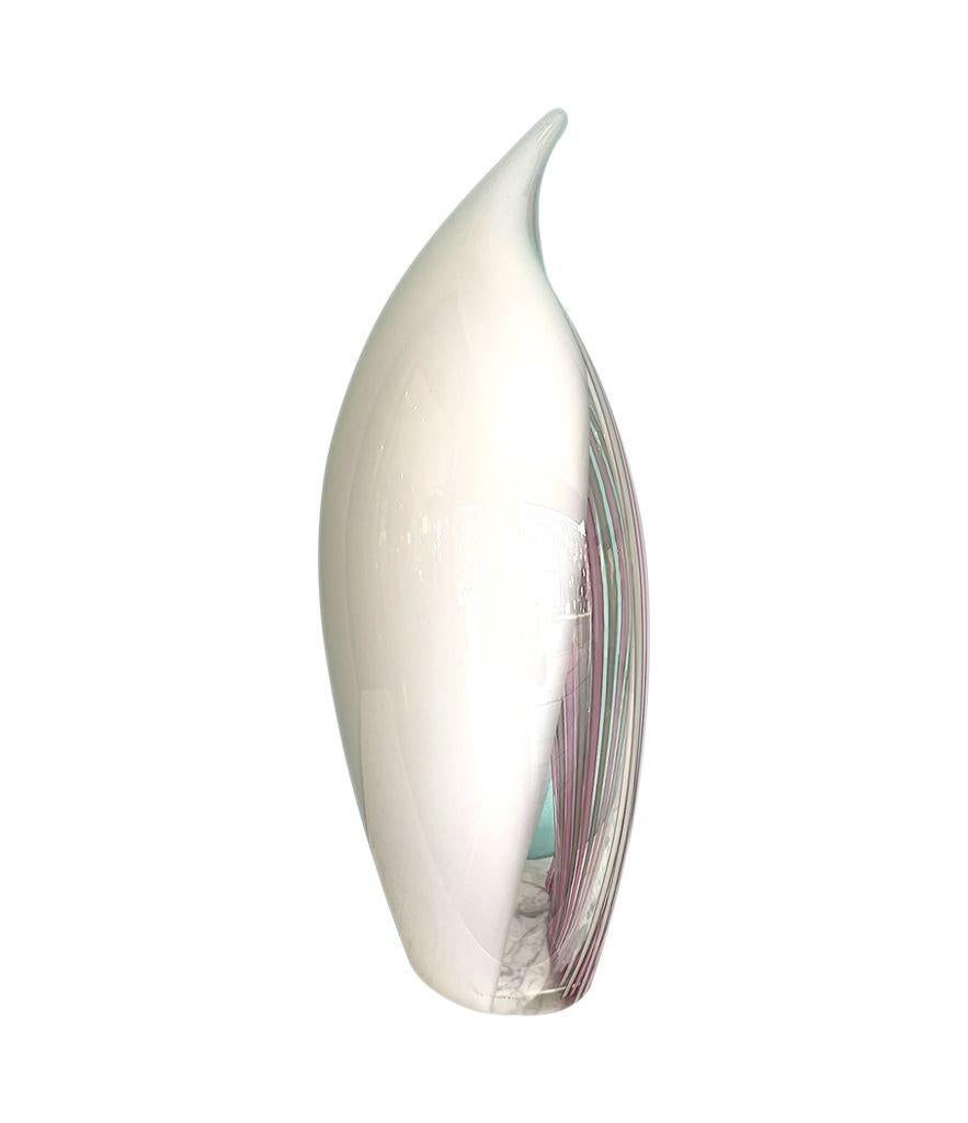 Italian Rare Murano Glass Tear Drop Shaped Lamp by Lino Tagliapietra for La Murrina For Sale