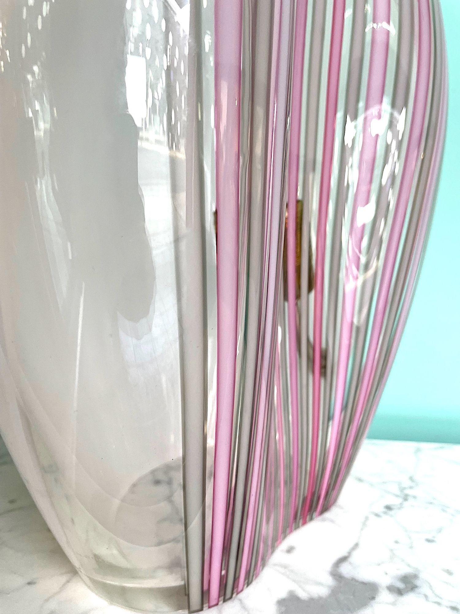 Rare Murano Glass Tear Drop Shaped Lamp by Lino Tagliapietra for La Murrina In Excellent Condition For Sale In London, GB