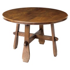Antique An Important Oak Centre Table