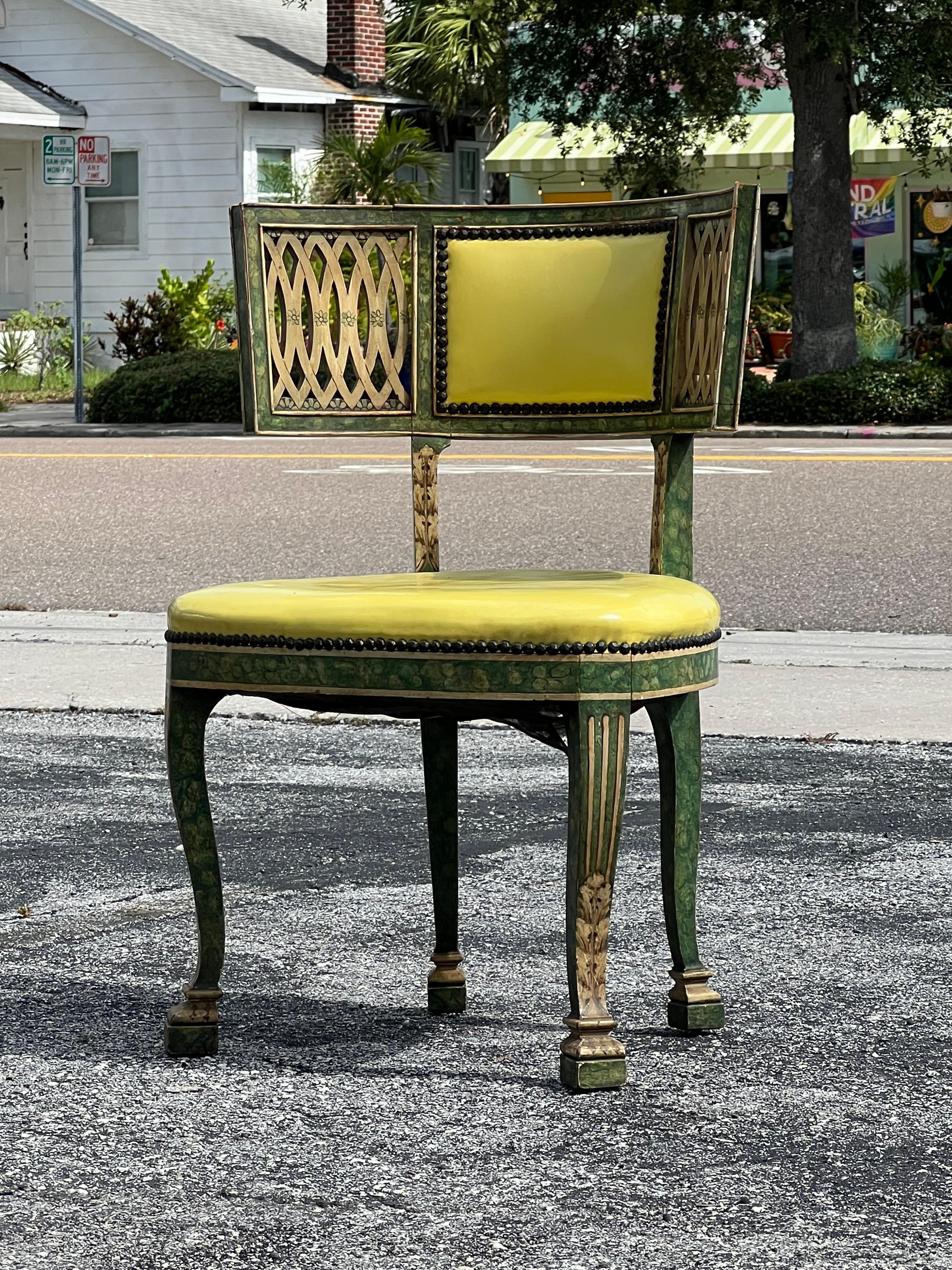 A Rare Original Chair By Syrie Maugham ca' 1940's im Angebot 4