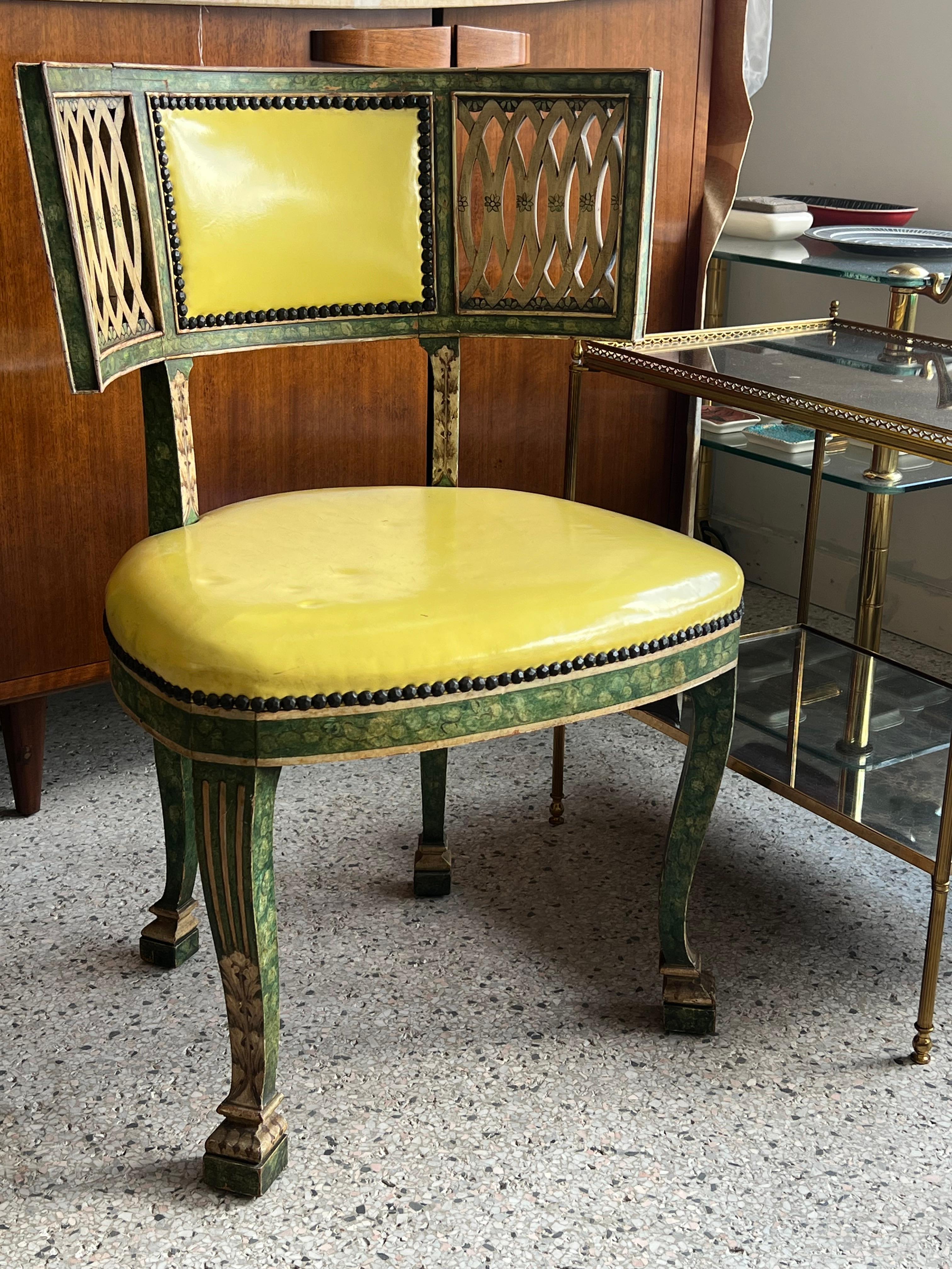 A Rare Original Chair By Syrie Maugham ca' 1940's im Angebot 6