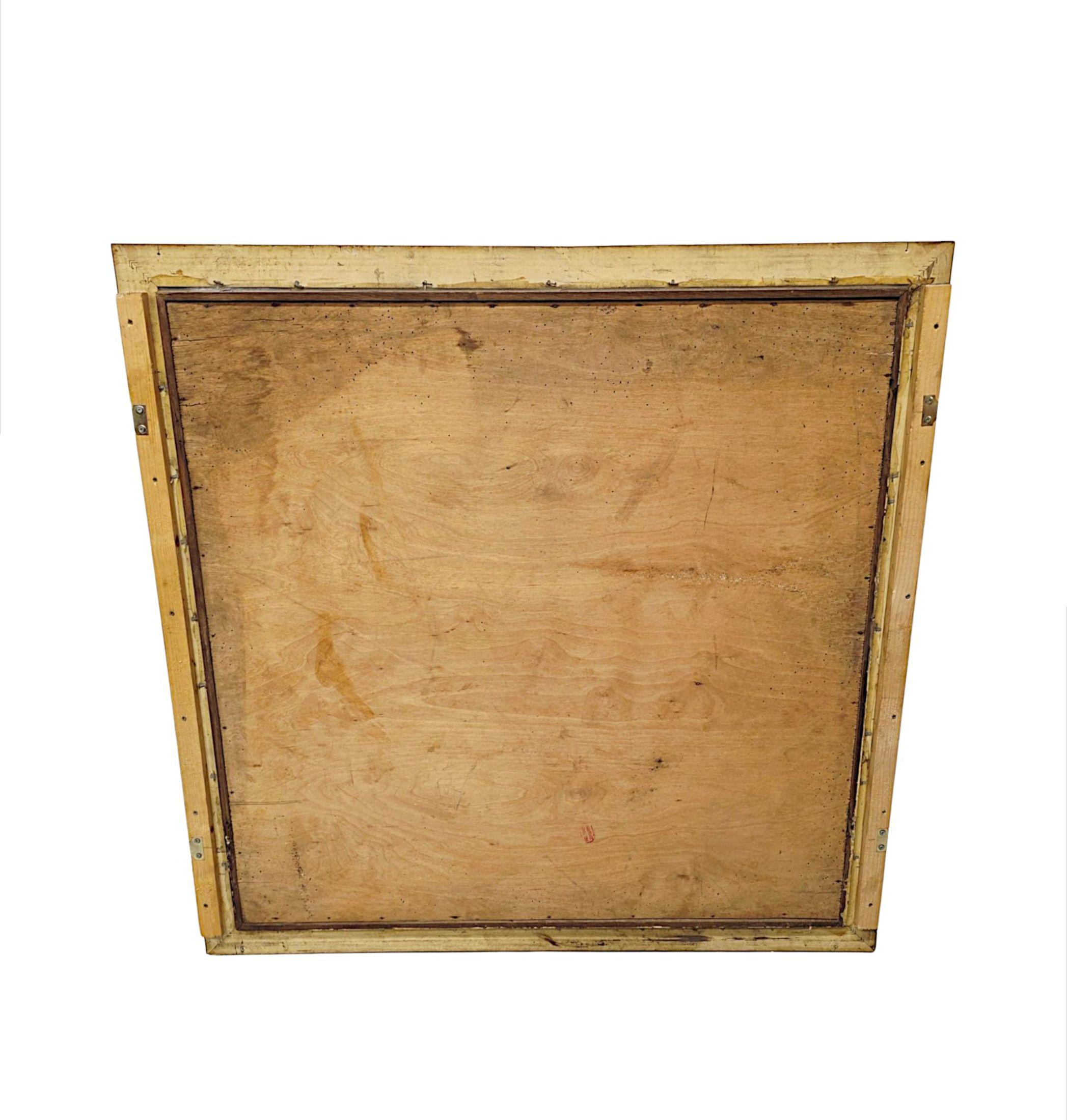 Ein seltener original irischer 'Bendigo' Tabak-Werbespiegel von W & M Taylor Ltd. (Glas) im Angebot