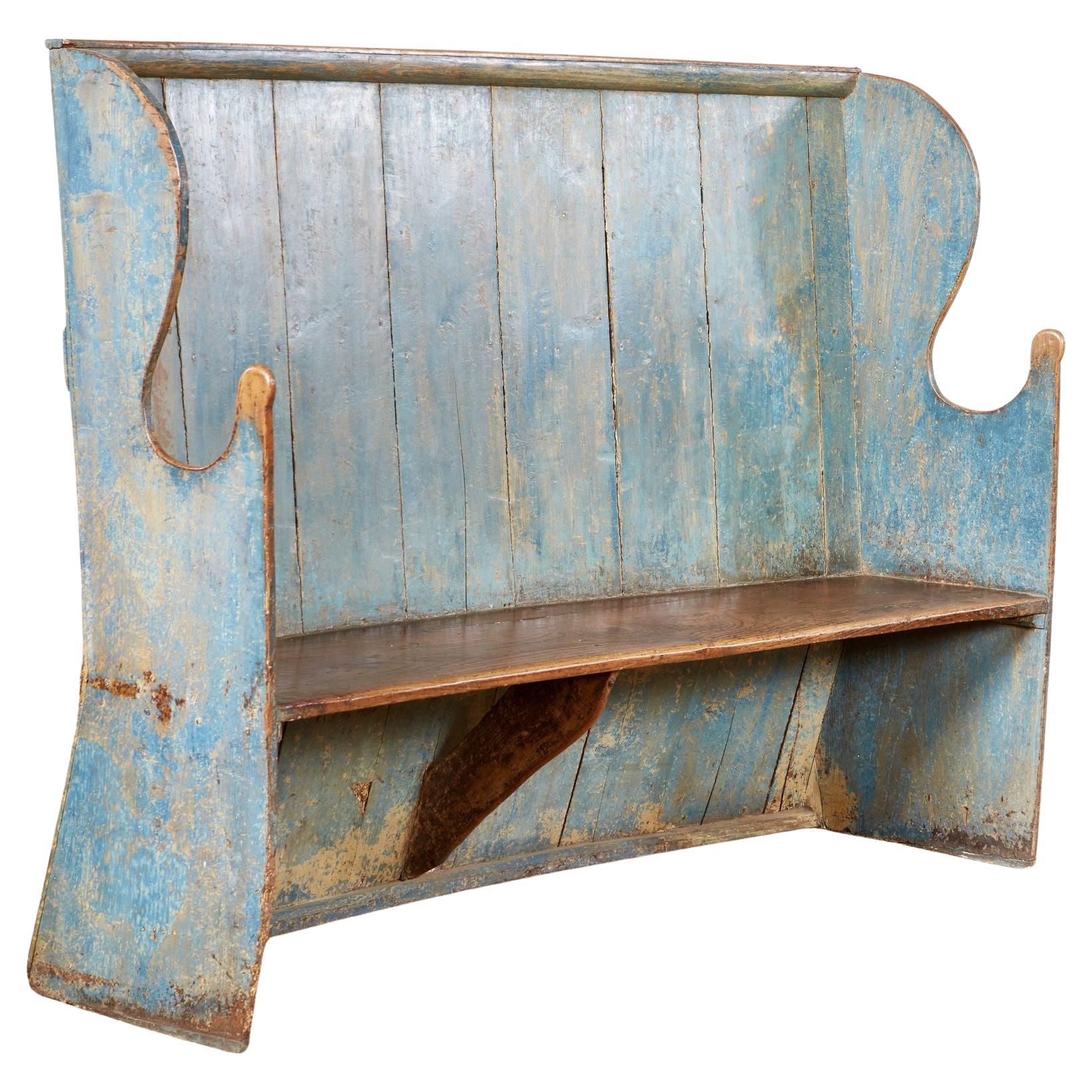 Un raro setaccio originale dipinto in blu del West Country