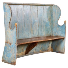 Un raro setaccio originale dipinto in blu del West Country
