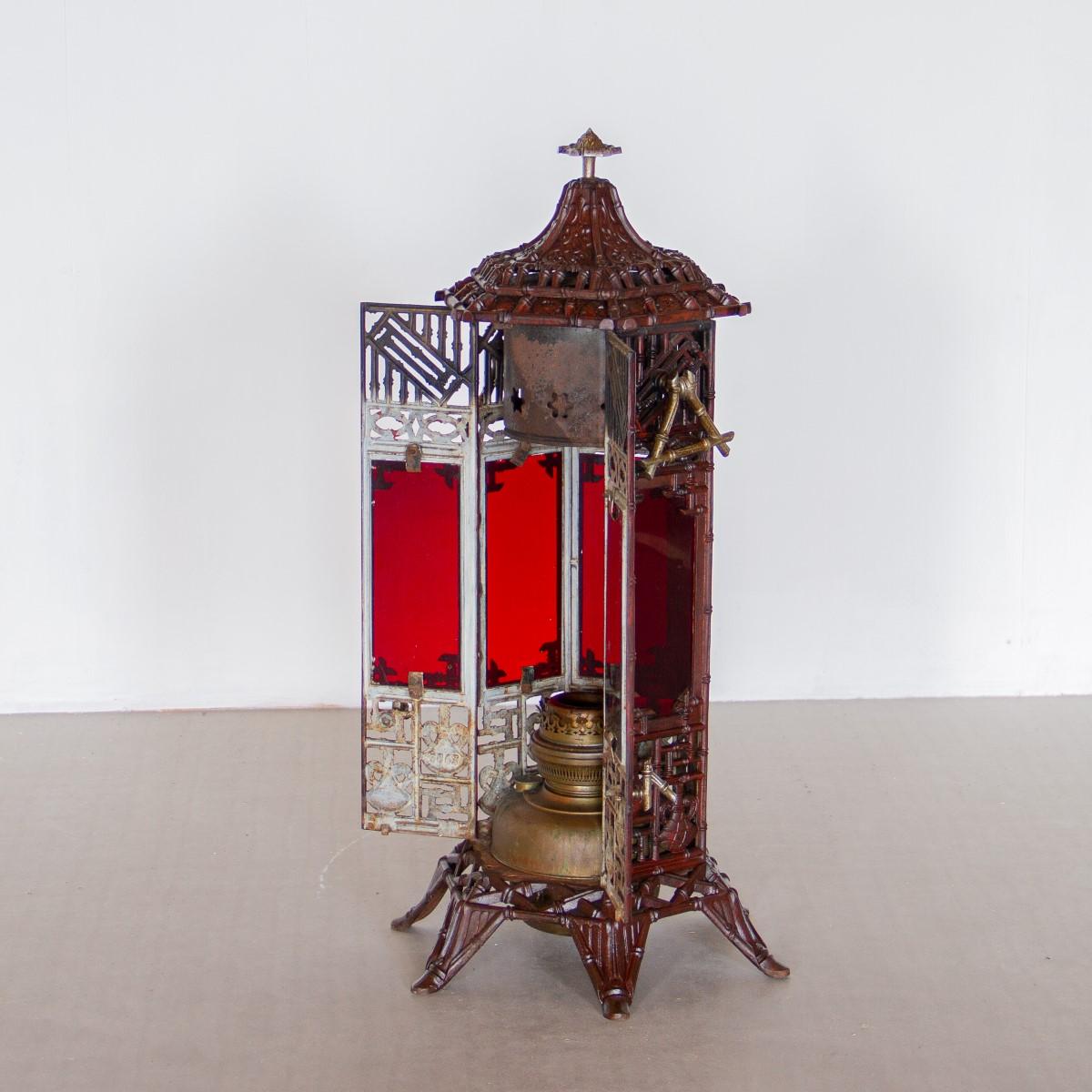 Rare Ornate French Cast Iron Conservatory Heater, circa 1880 5