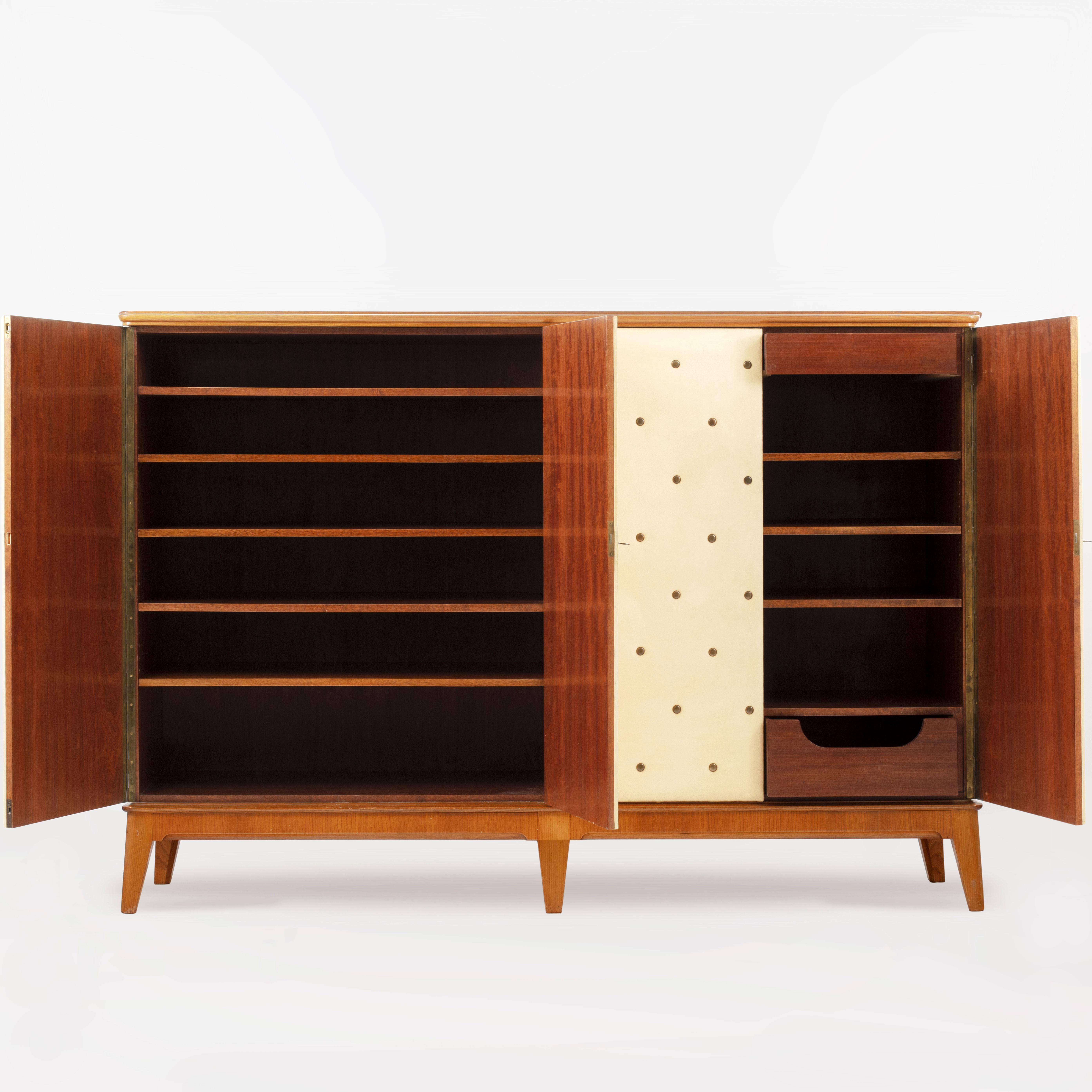 Mid-Century Modern Rare Large Otto Schulz Cabinet, Made by Boet, Sweden, 1940s