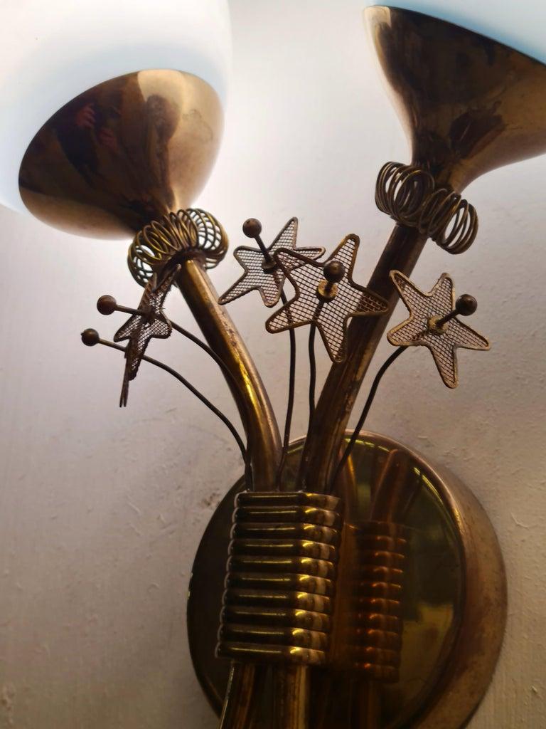 A Rare Paavo Tynell Wall Lamp, Taito Oy 1950s For Sale 3