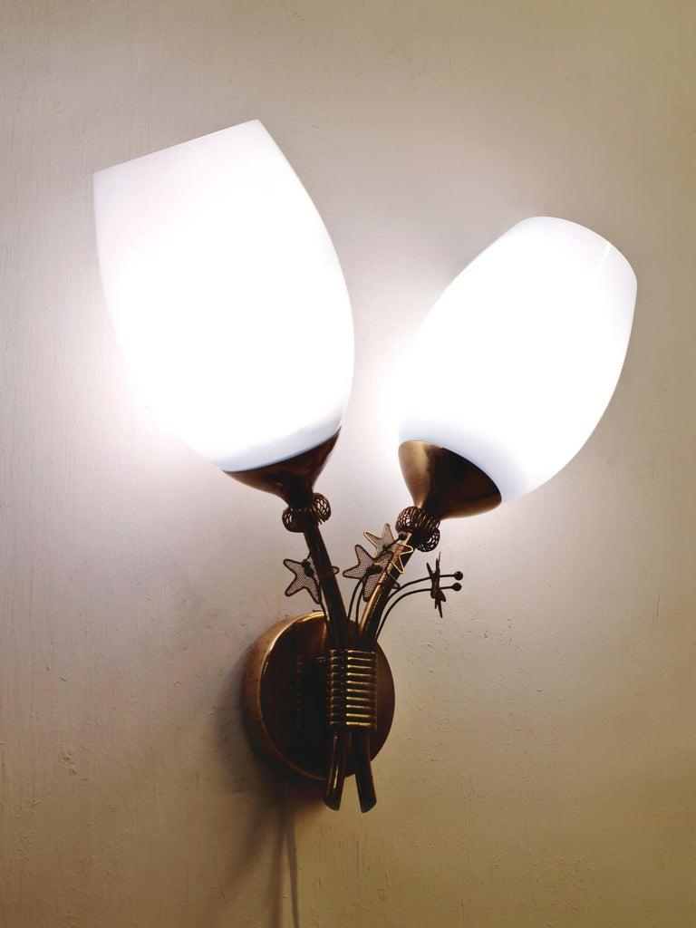 A Rare Paavo Tynell Wall Lamp, Taito Oy 1950s For Sale 6