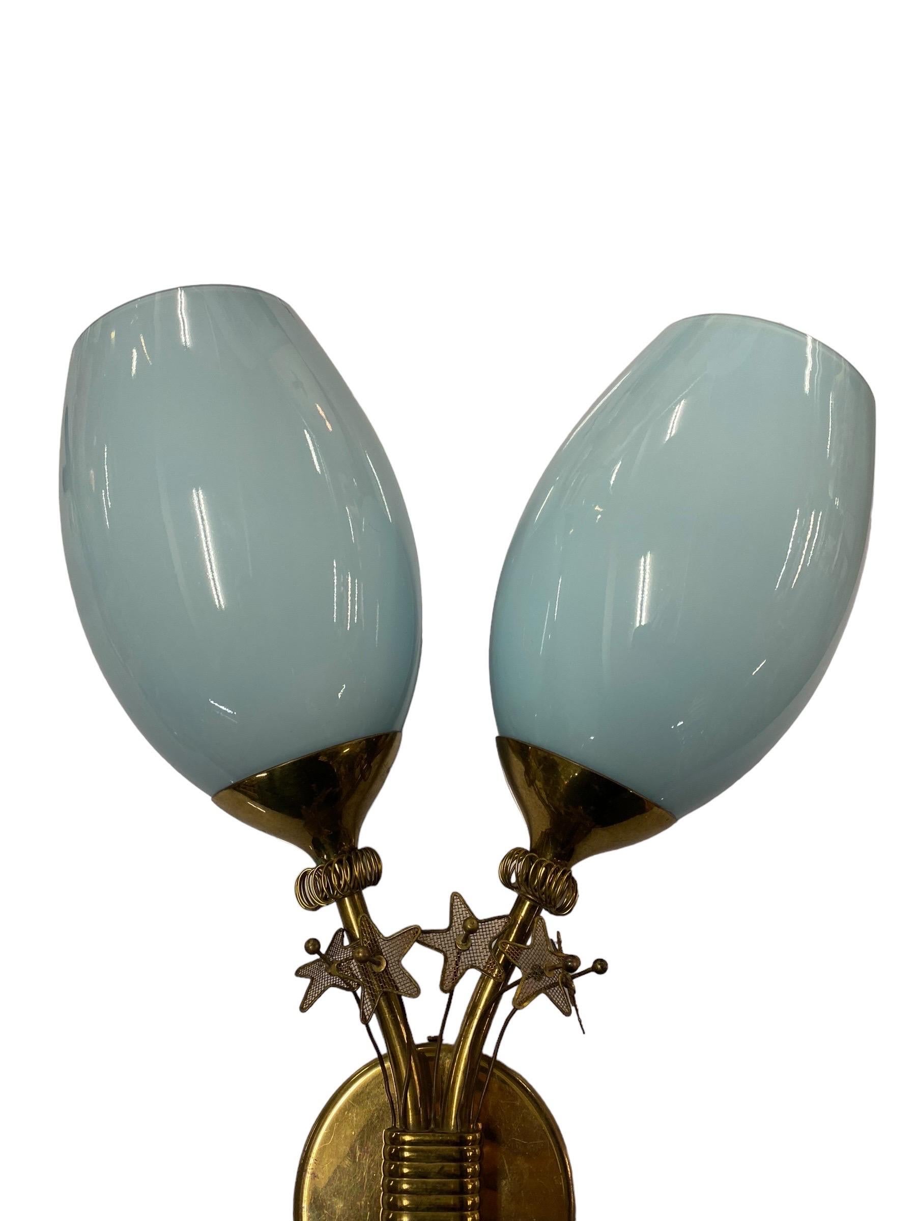 Finnish A Rare Paavo Tynell Wall Lamp, Taito Oy 1950s For Sale