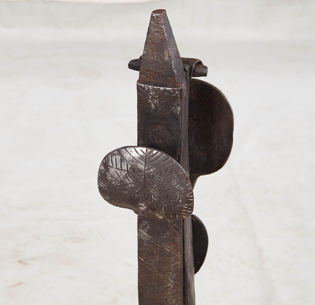 A Rare Pair of 16th Century Iberian Andirons For Sale 9
