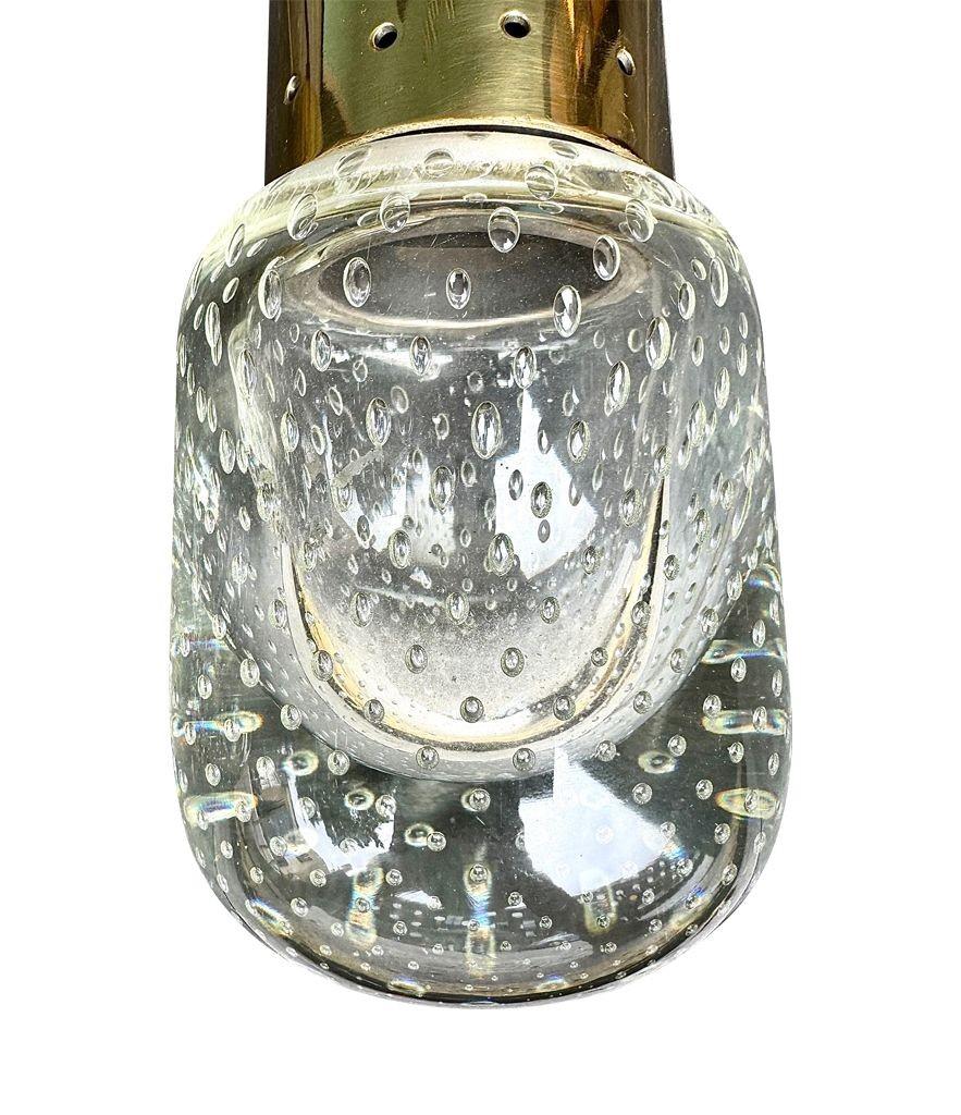 Rara pareja de lámparas colgantes de Murano de los años 50, obra de Gino Sarfatti y Archimede Seguso en venta 6