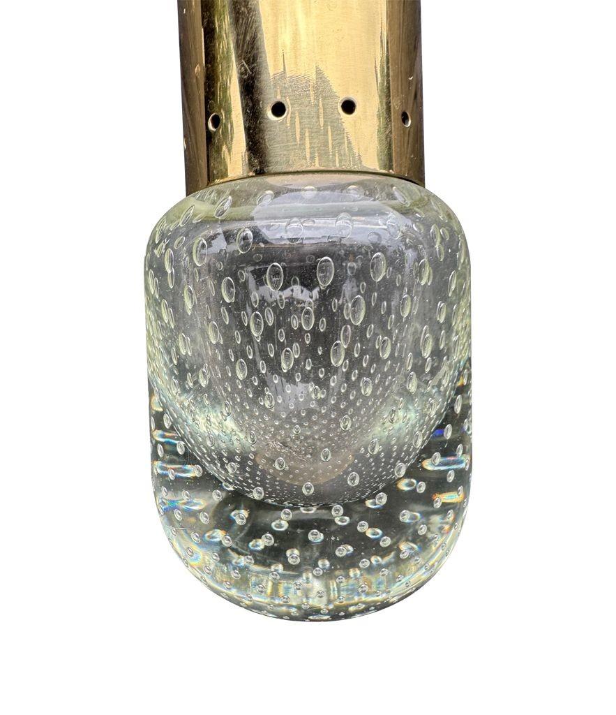 Rara pareja de lámparas colgantes de Murano de los años 50, obra de Gino Sarfatti y Archimede Seguso en venta 10