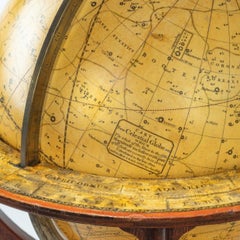 Rare paire de globes de table de Cary, chacun daté de 1816