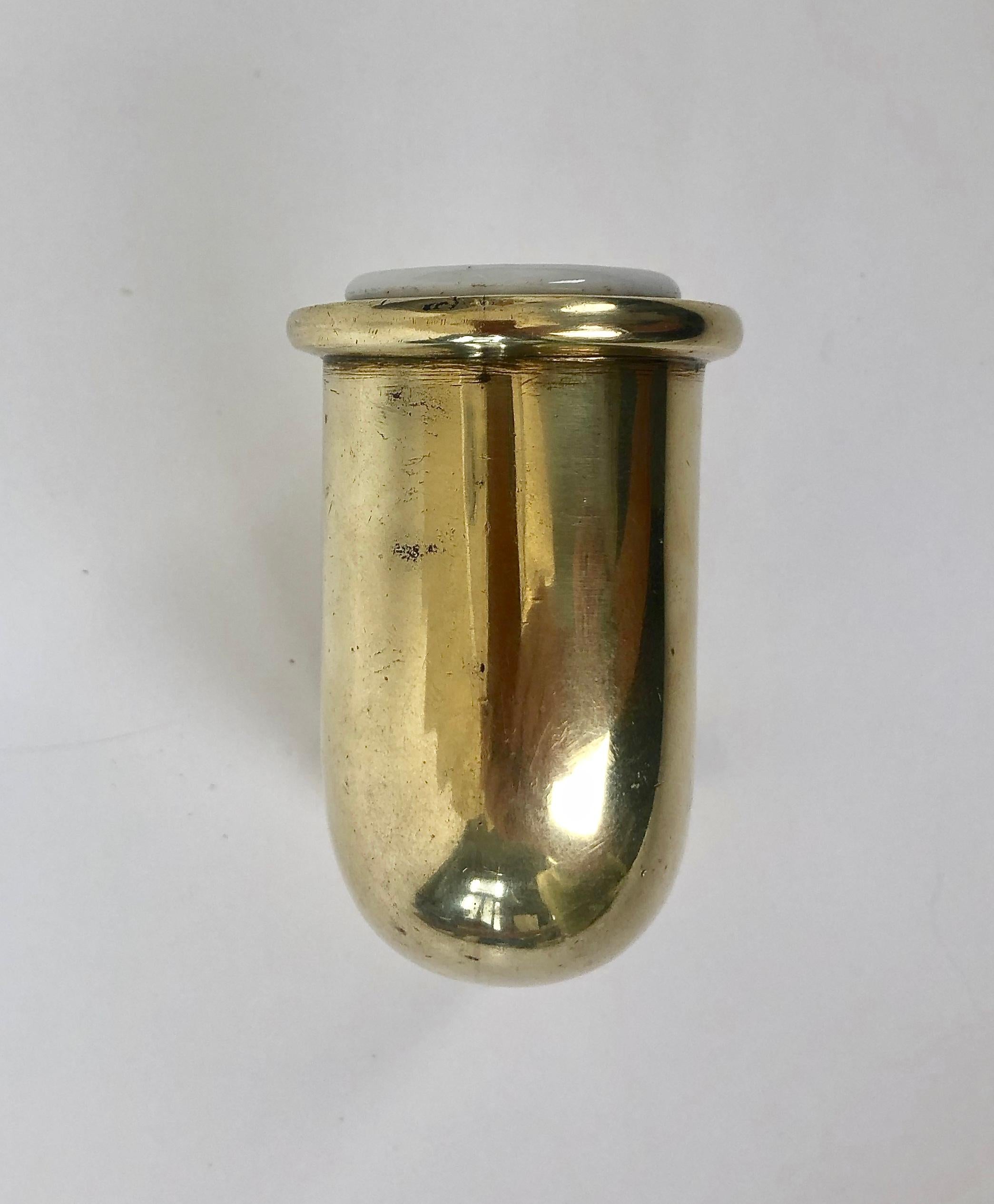 A Rare Pair of Brass Scones from the 1930's, Austria mediados del siglo XX en venta