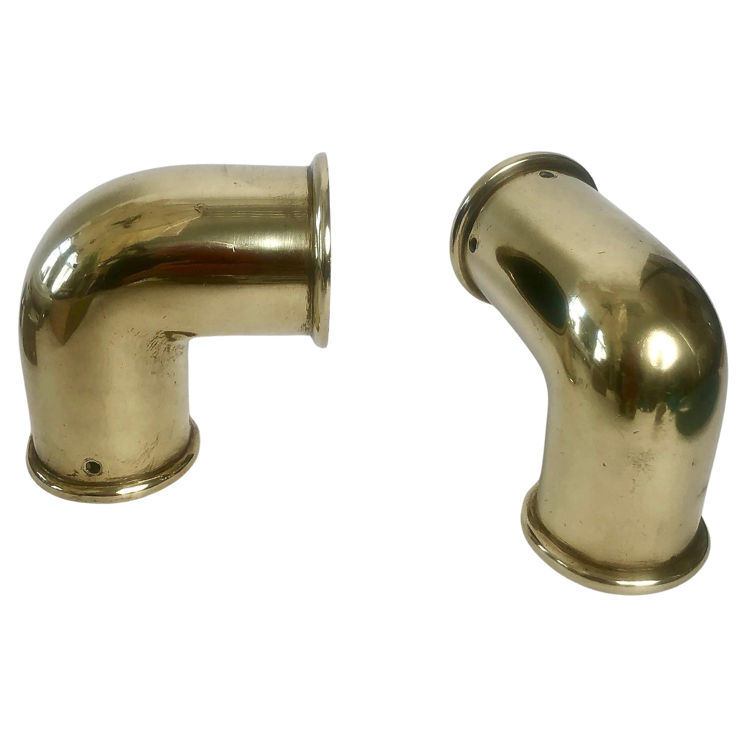 A Rare Pair of Brass Scones from the 1930's, Austria en venta