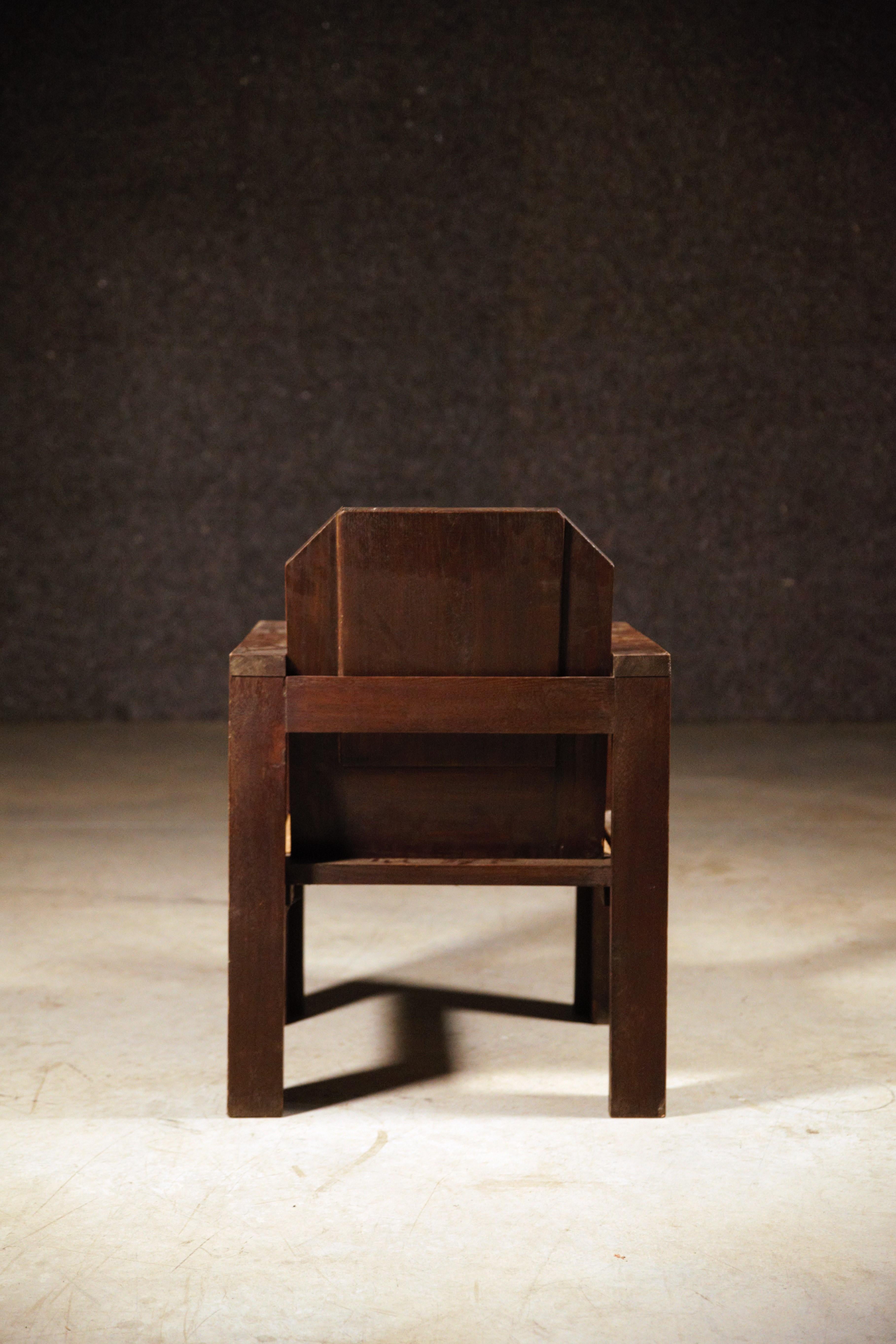 Ein seltenes Paar Celtic-Sessel von Joseph Savina, Frankreich 1930er Jahre im Angebot 5
