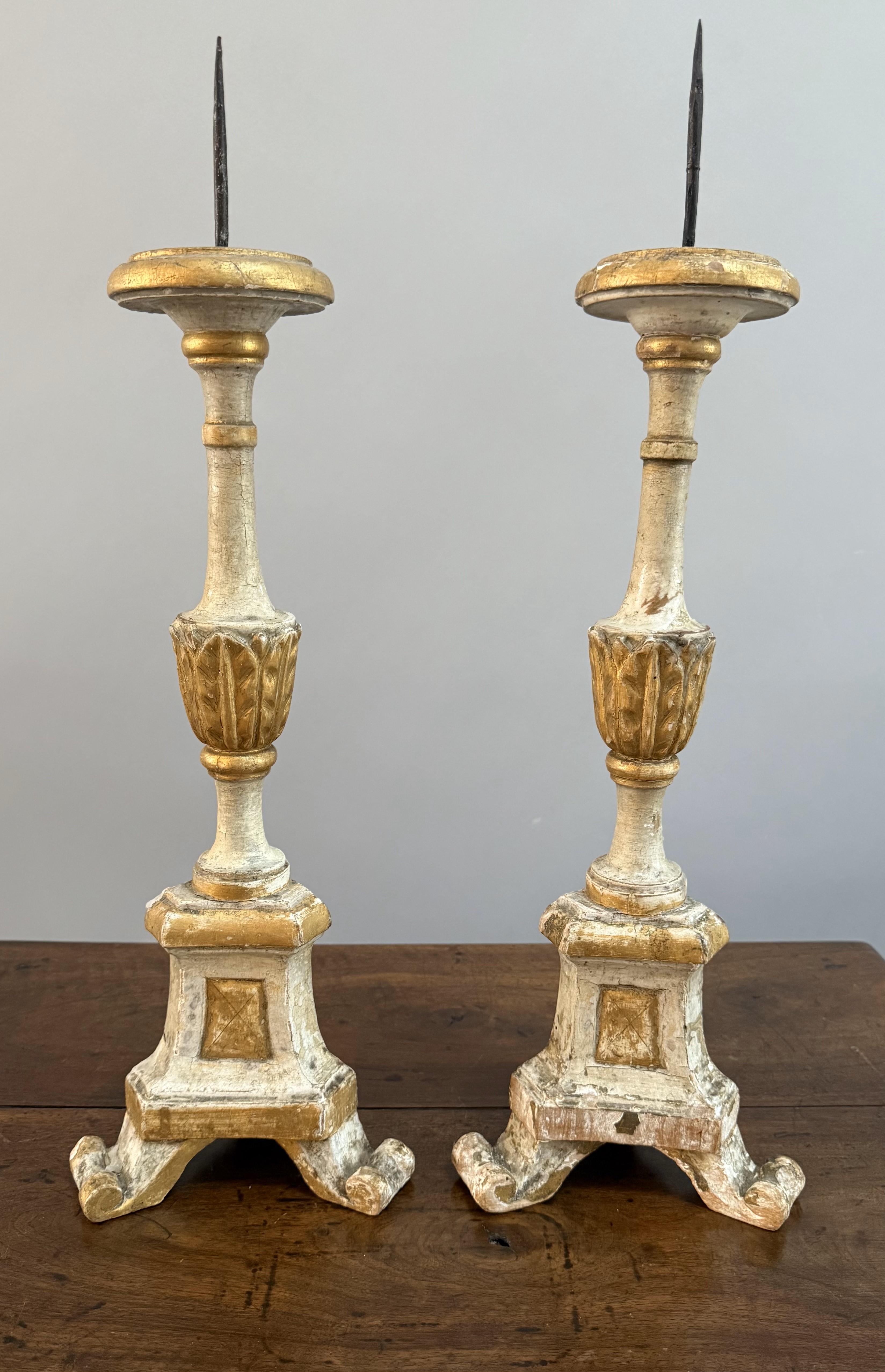 Gilt A Rare Pair of Early 18th Century Baroque Swedish 