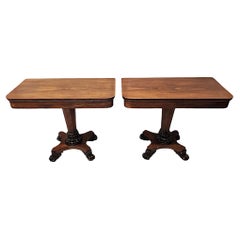 Irish Card Tables and Tea Tables