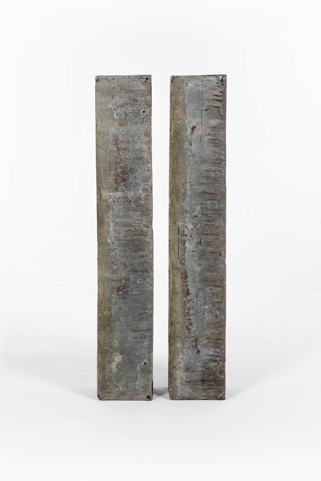 A Rare Pair of English Antique Lead Garden Planters For Sale 2