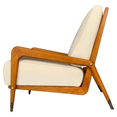 A rare pair of Gio Ponti armchairs