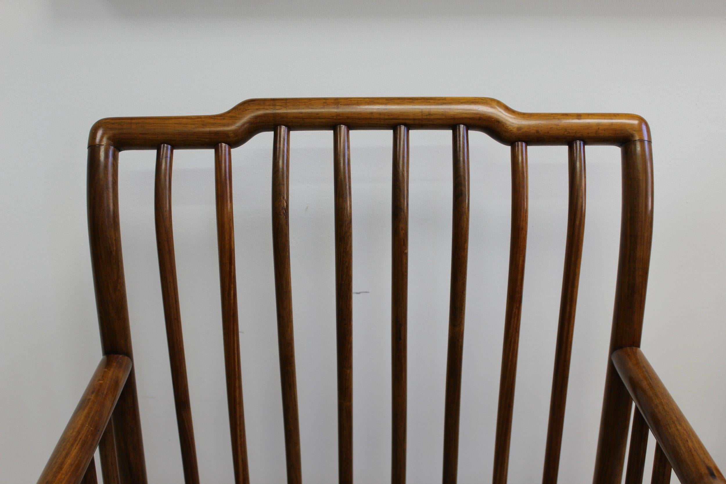 A Rare Pair of Huanghuali Armchairs For Sale 4