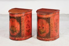 A Rare Pair of Luxury Chinoiserie Tea Cannister Shop Fittings