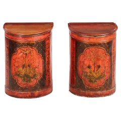 A Rare Pair of Luxury Chinoiserie Tea Cannister Shop Fittings
