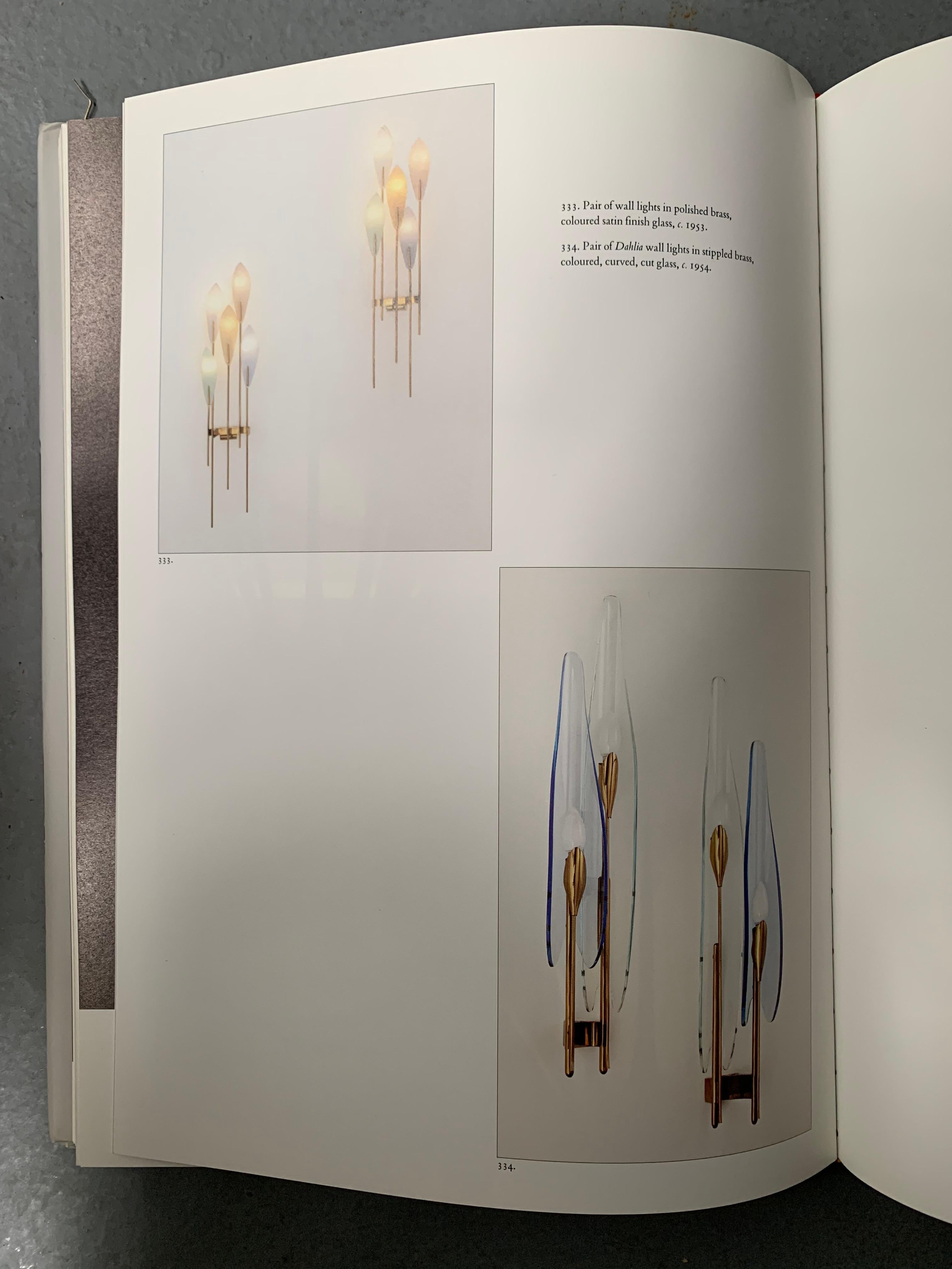 Mid-20th Century Rare Pair of Max Ingrand Sconces for Fontana Arte, Model #1461, Dahlia For Sale