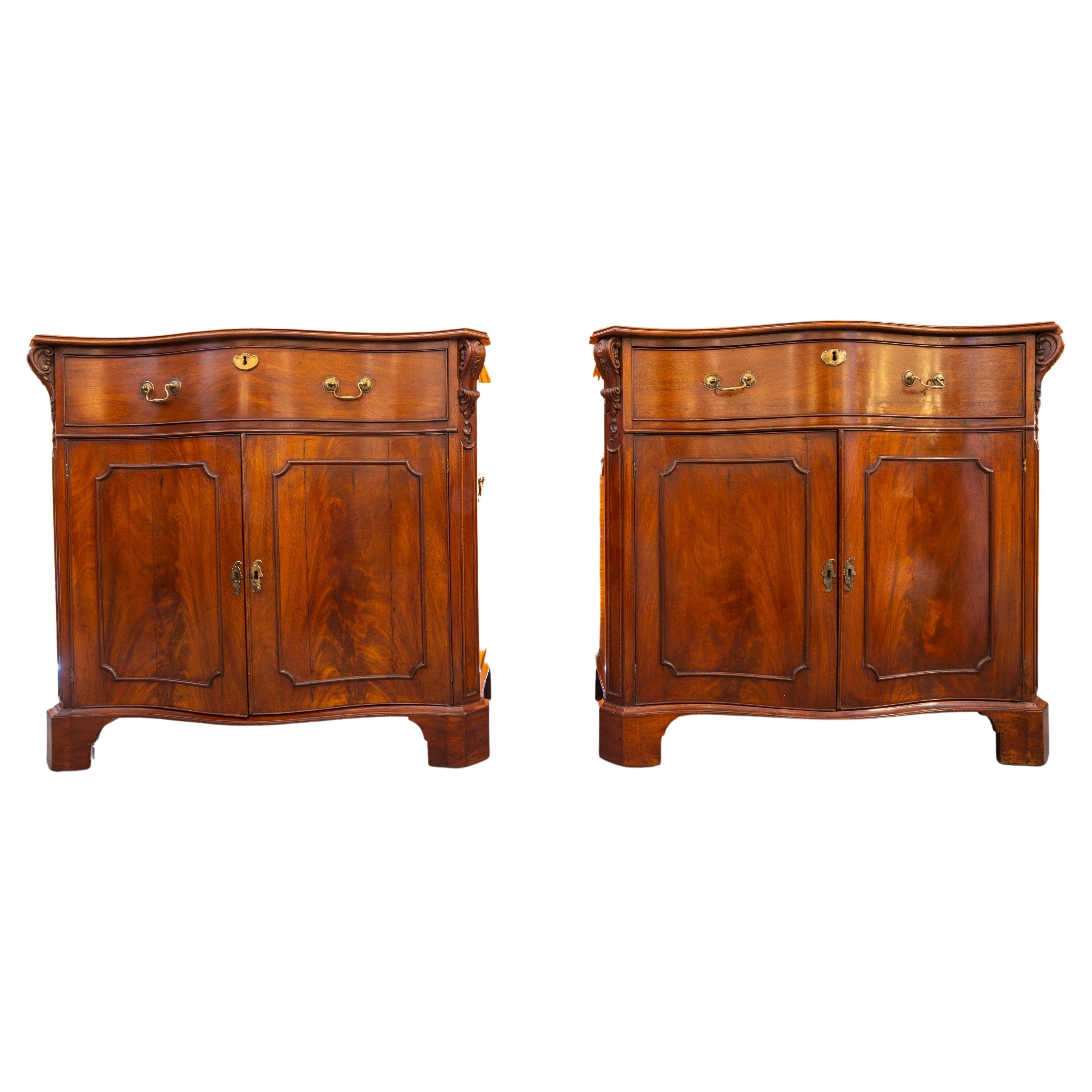 Rare Pair of Regency Period Sideboards