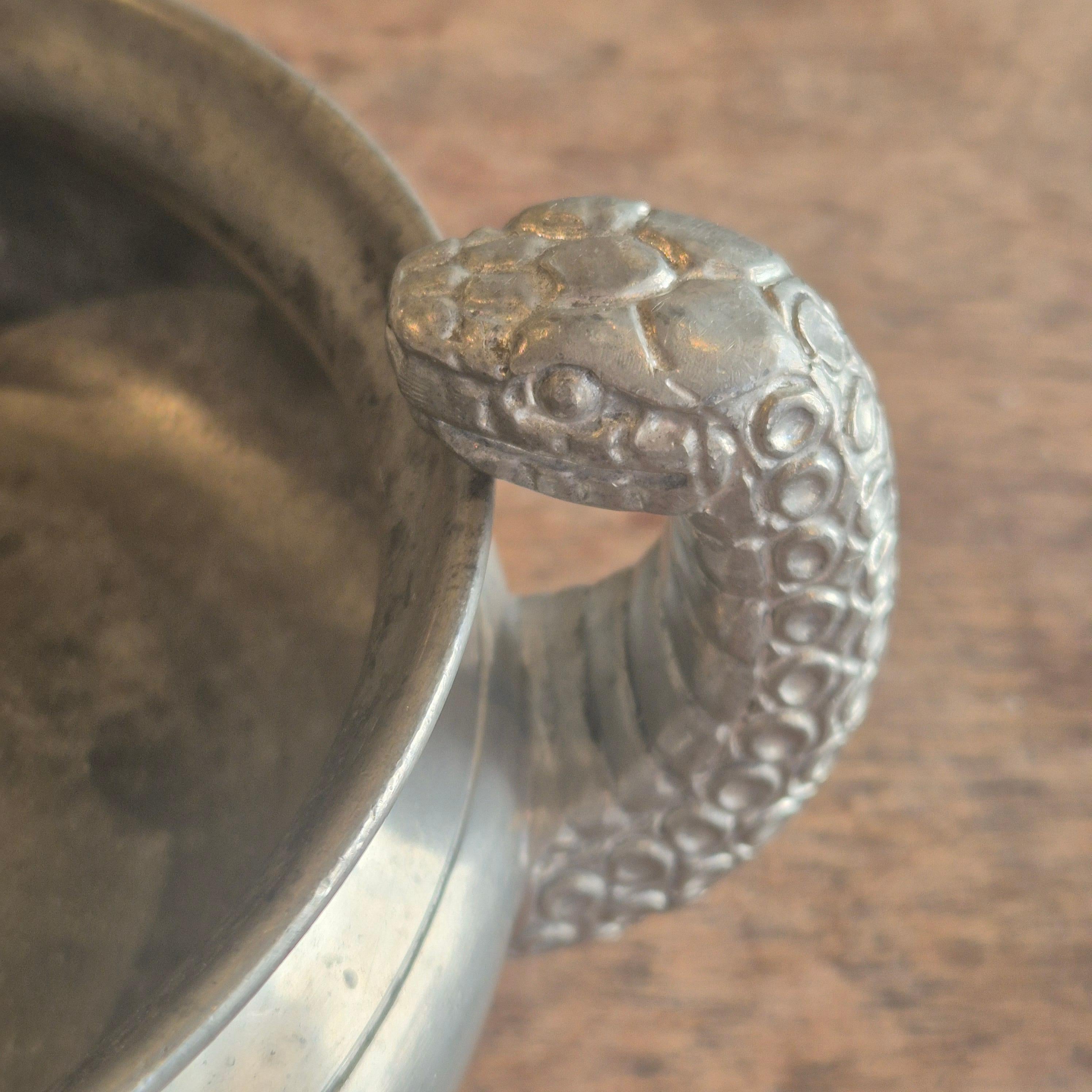 Pewter A rare pewter bowl by Anna Petrus for Firma Svenskt Tenn 1927 / Swedish Grace For Sale