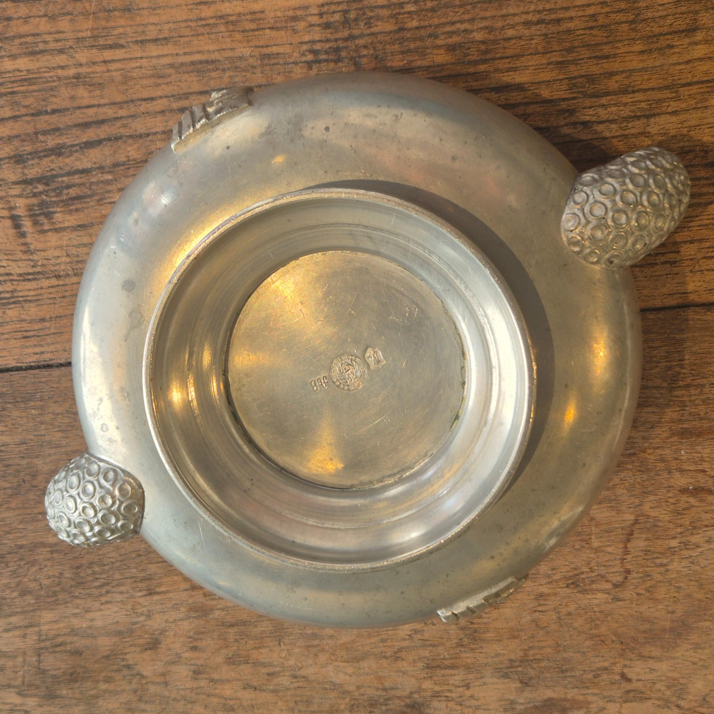 A rare pewter bowl by Anna Petrus for Firma Svenskt Tenn 1927 / Swedish Grace For Sale 3