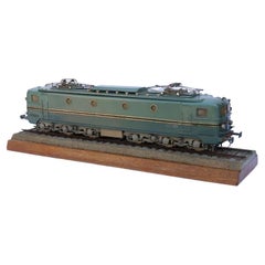 Rare Scratch Built Prototype Model of an Early French S.N.C.F Electric Train