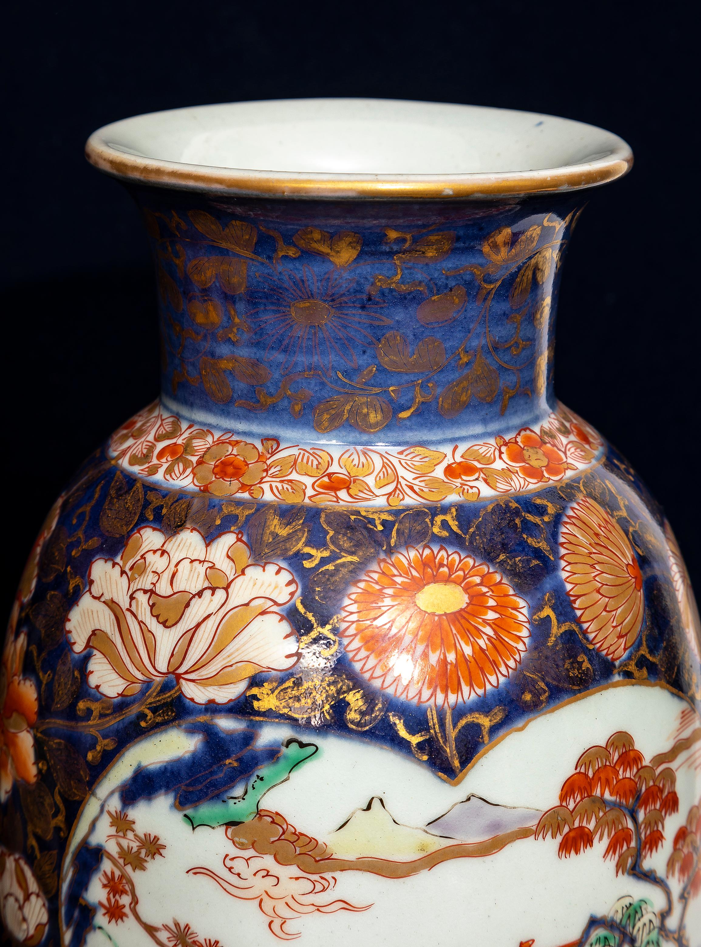 Seltener Satz von 5 Vasen aus japanischem Arita Porcelain im Imari-Stil aus der Edo-Zeit im Angebot 1