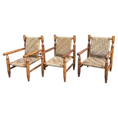 Rare Set of Audoux-Minet Armchairs