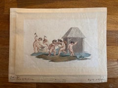 A Rare Set of Four Regency Putti Stipple Engravings