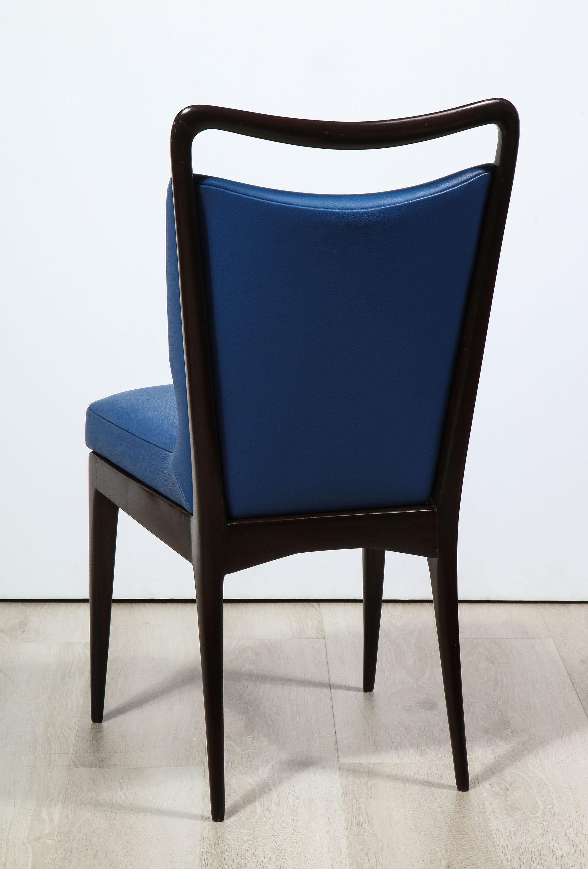 20th Century Rare Set of Four Side Chairs by Arredamenti ISA