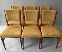 A rare set of Gio Ponti dining chairs. (Model #602)