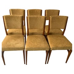 Retro A rare set of Gio Ponti dining chairs.