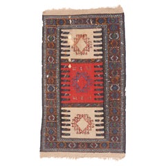 A Rare Shahsavan Kilim Masterpiece: Tribal Mastery from Late 19th Century Persia