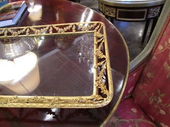 Rare Silver Gilt Tray by Tatard Freres Paris, Very Fine Detail