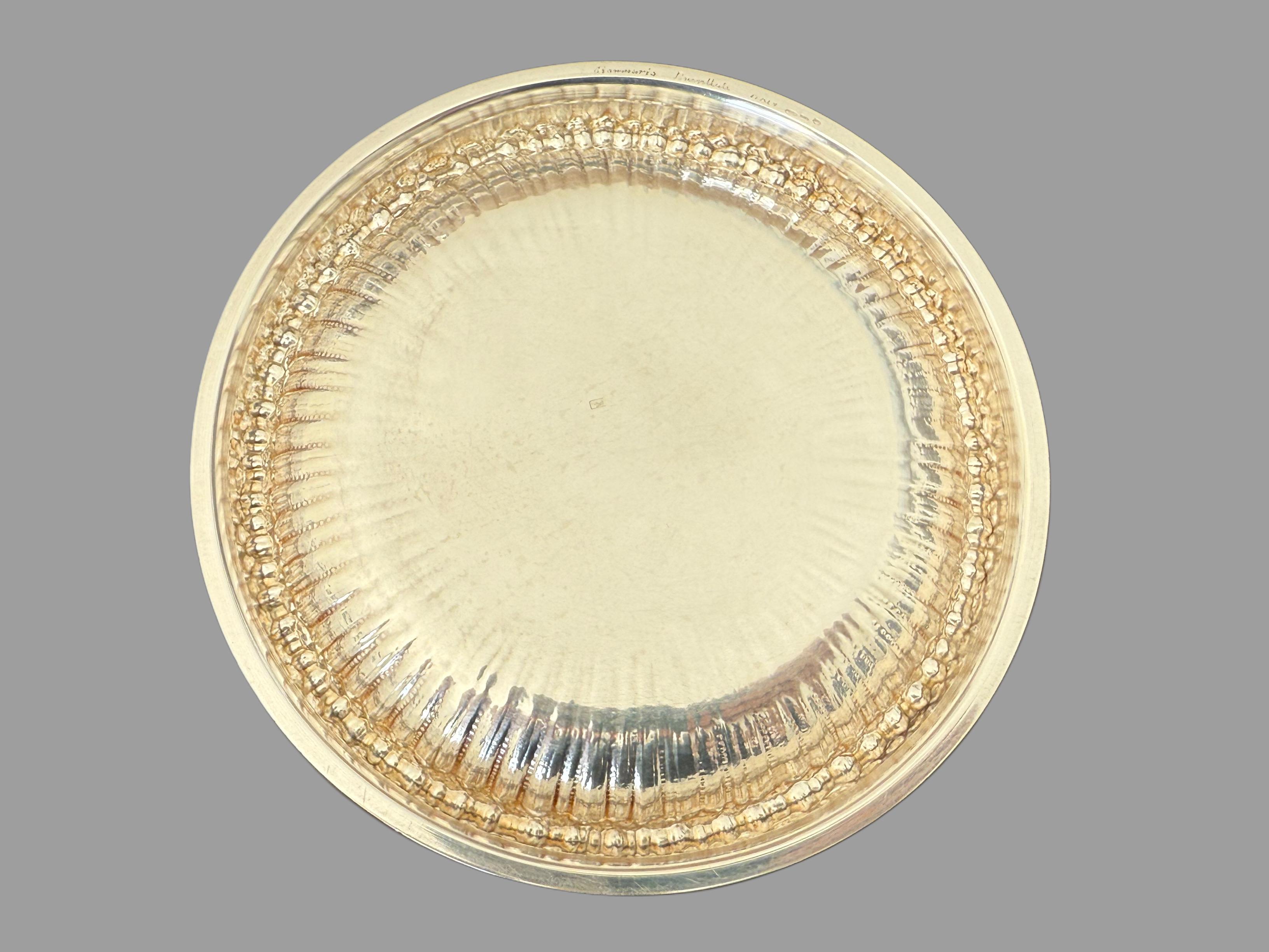 Raro cenicero de plata de ley de Gianmaria Buccellati, siglo XX Moderno de mediados de siglo en venta