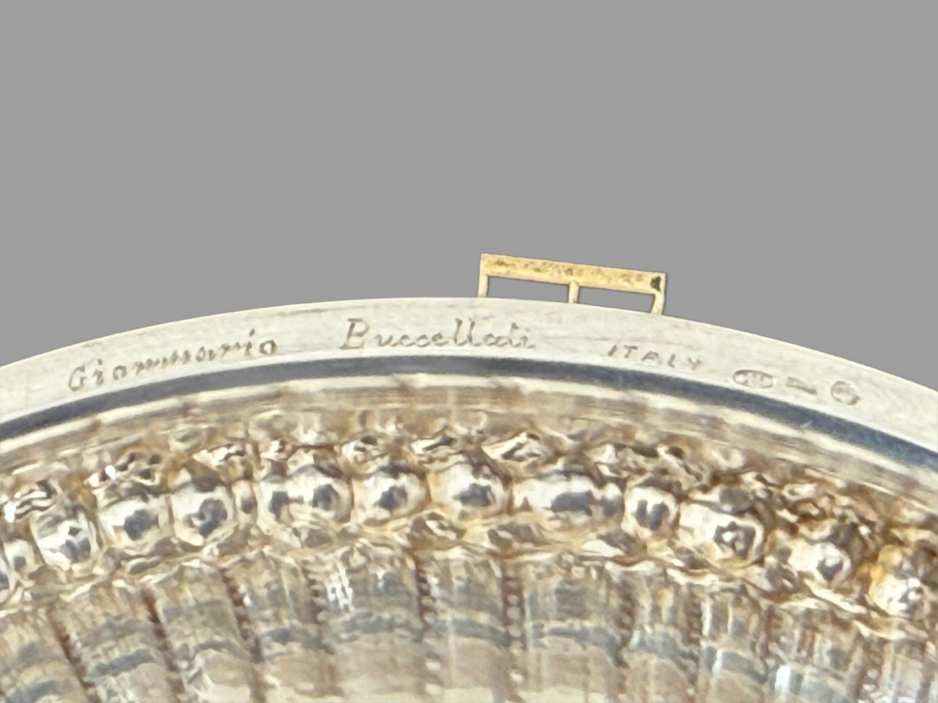 Raro cenicero de plata de ley de Gianmaria Buccellati, siglo XX Italiano en venta