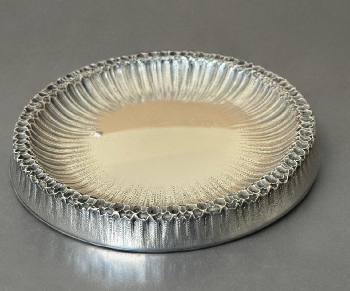 Raro cenicero de plata de ley de Gianmaria Buccellati, siglo XX Hecho a mano en venta