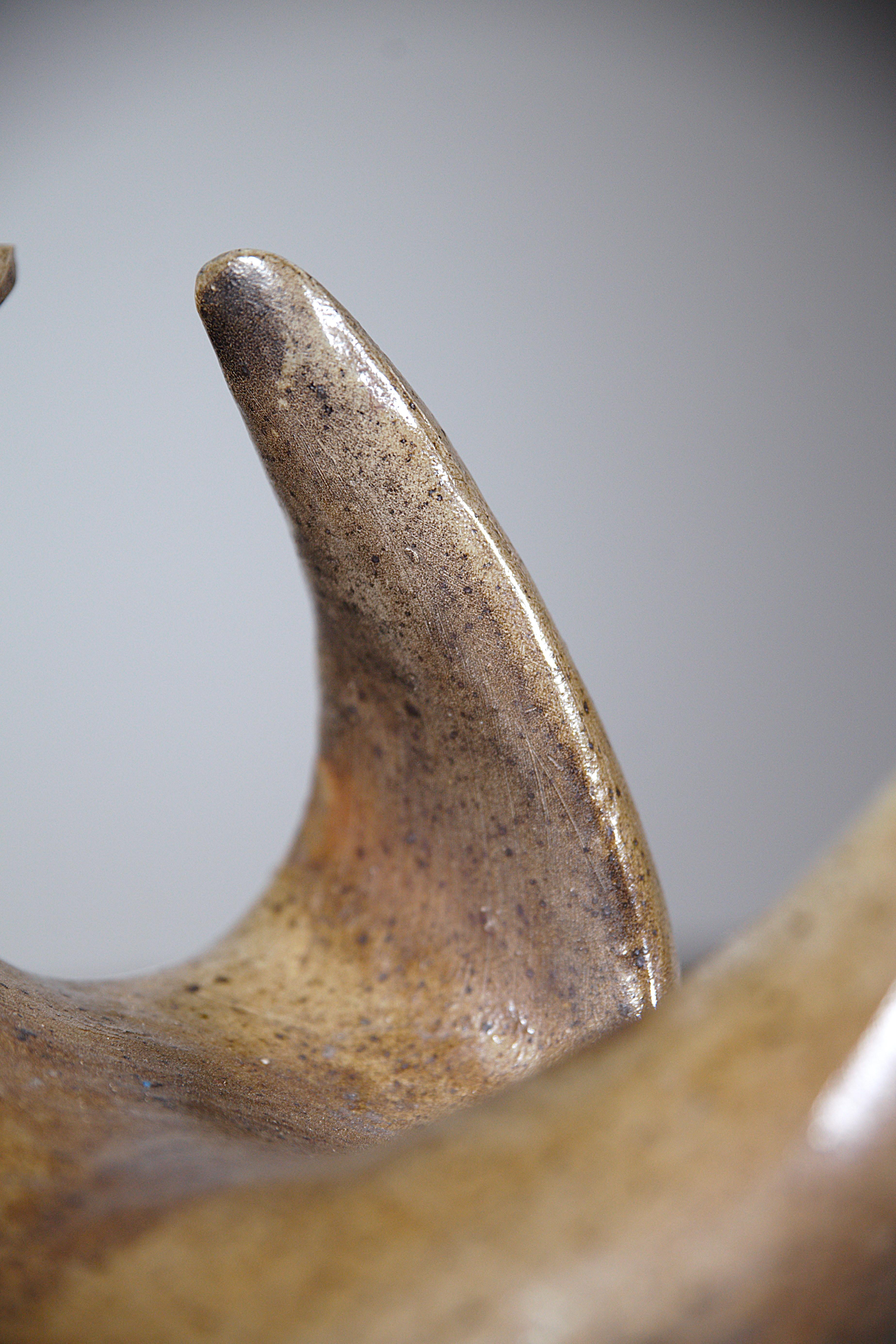 Rara escultura de gres de Elisabeth Joulia La Borne Francia Años 60 en venta 12