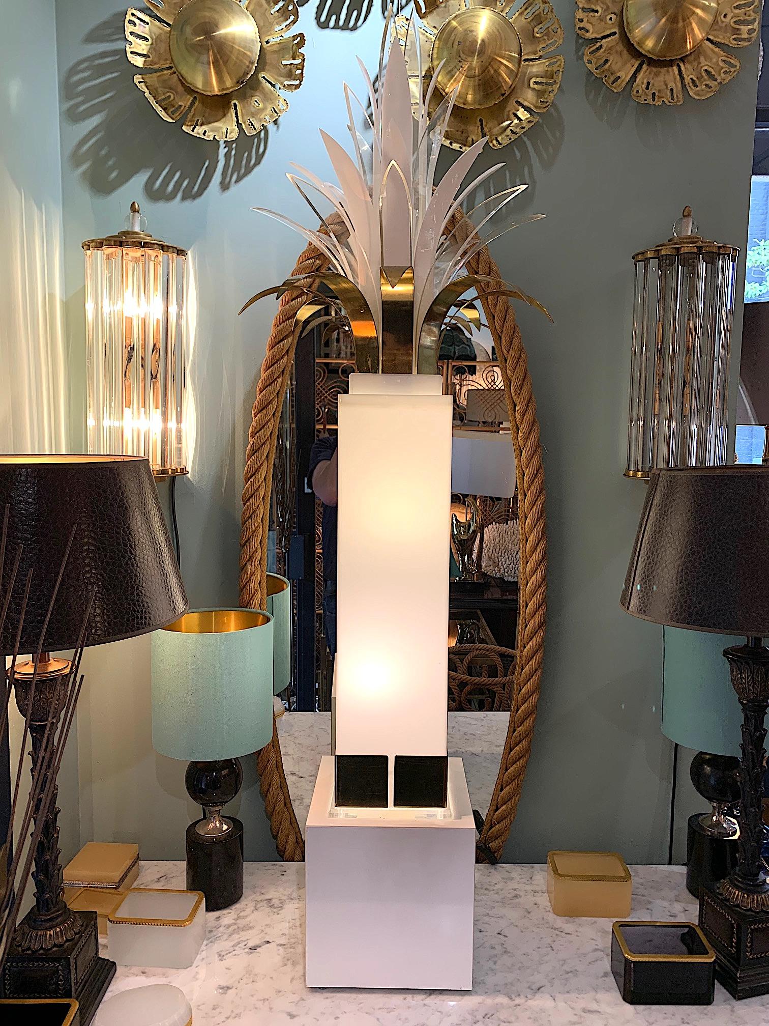Rare Stunning 1970s Palm Tree Floor Lamp by Peter Doff for Berger Designs 10